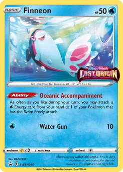 SWSH Black Star Promos Finneon Pokémon card